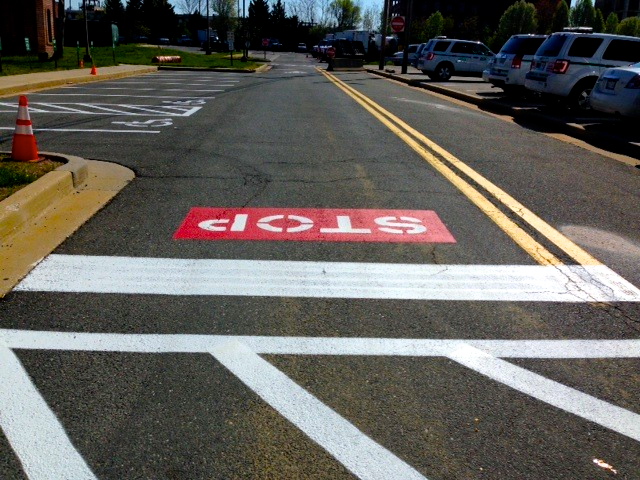 allen hall & sons, pavement marking, roadway painting